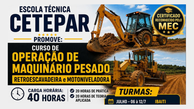 Curso Operador de Máquinas Pesadas