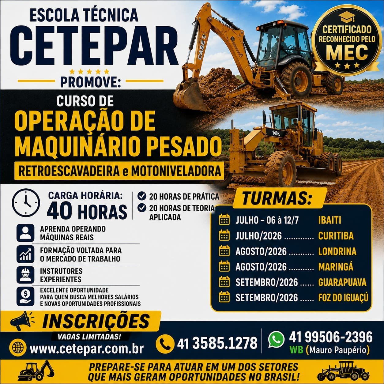 curso-de-operacao-de-maquinario-pesado-escola-cetepar-curitiba 7